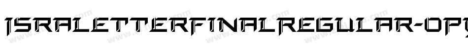 IsraletterFinalRegular-0PY9字体转换