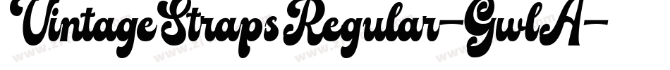 VintageStrapsRegular-GwlA字体转换