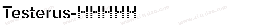 Testerus字体转换