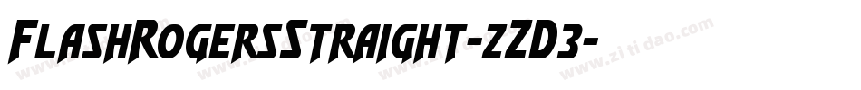 FlashRogersStraight-zZD3字体转换