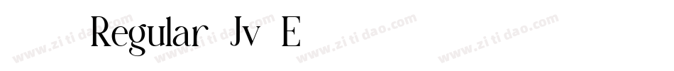 6061Regular-Jv7E字体转换 6061Regular-Jv7E字体转换