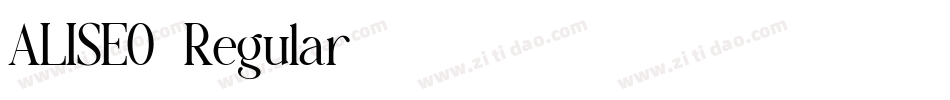 ALISEO-Regular字体转换