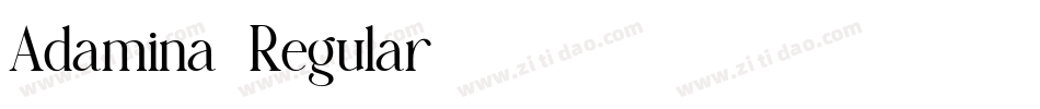 Adamina-Regular字体转换