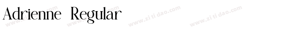 Adrienne-Regular字体转换
