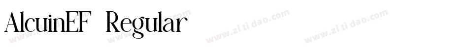 AlcuinEF-Regular字体转换
