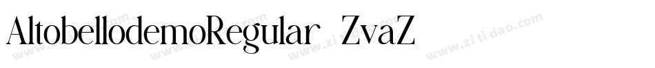 AltobellodemoRegular-ZvaZ字体转换