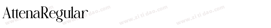 AttenaRegular字体转换