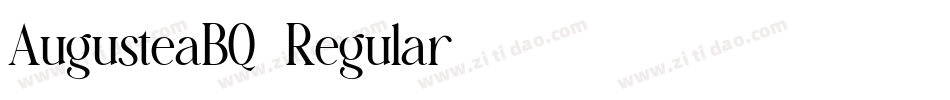 AugusteaBQ-Regular字体转换