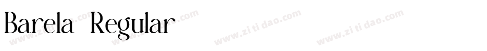Barela-Regular字体转换 Barela-Regular字体转换