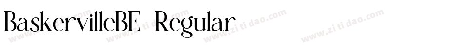 BaskervilleBE-Regular字体转换