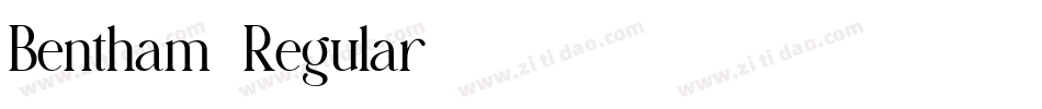 Bentham-Regular字体转换