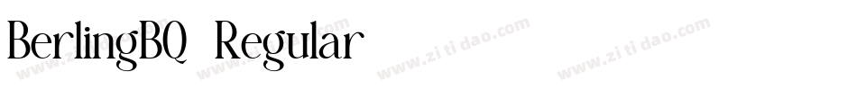 BerlingBQ-Regular字体转换 BerlingBQ-Regular字体转换