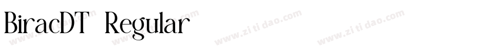 BiracDT-Regular字体转换