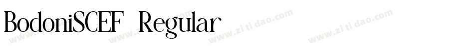 BodoniSCEF-Regular字体转换