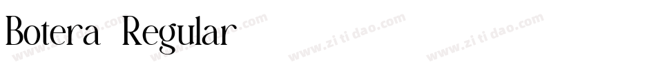 Botera-Regular字体转换