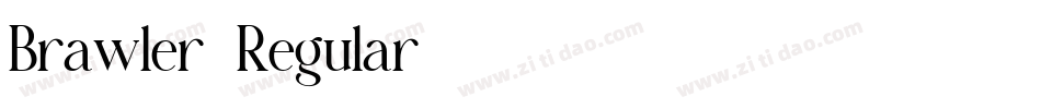 Brawler-Regular字体转换