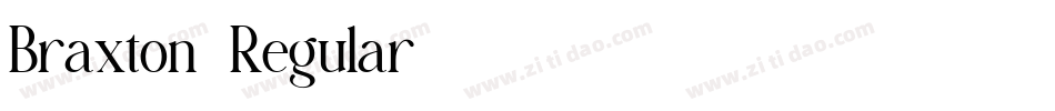 Braxton-Regular字体转换