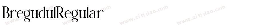 BregudulRegular字体转换