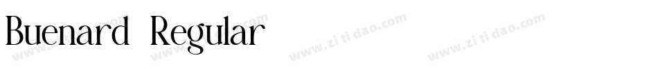 Buenard-Regular字体转换