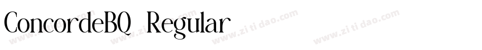ConcordeBQ-Regular字体转换 ConcordeBQ-Regular字体转换