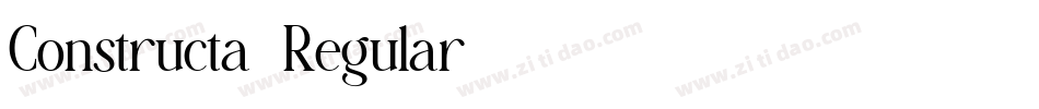 Constructa-Regular字体转换 Constructa-Regular字体转换