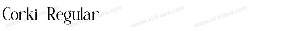 Corki-Regular字体转换