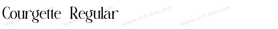 Courgette-Regular字体转换 Courgette-Regular字体转换