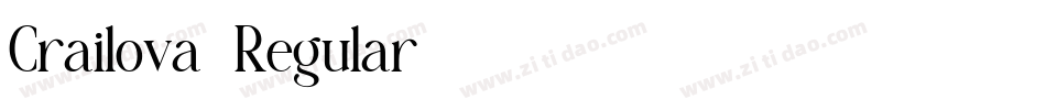 Crailova-Regular字体转换 Crailova-Regular字体转换