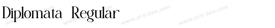 Diplomata-Regular字体转换
