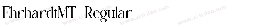 EhrhardtMT-Regular字体转换