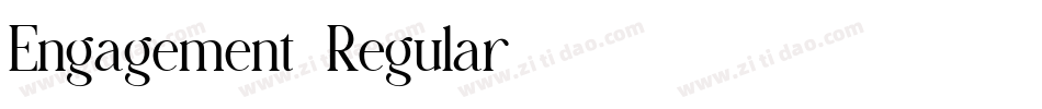 Engagement-Regular字体转换