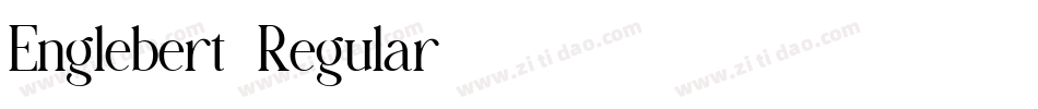 Englebert-Regular字体转换