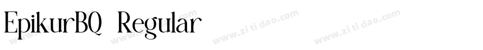 EpikurBQ-Regular字体转换