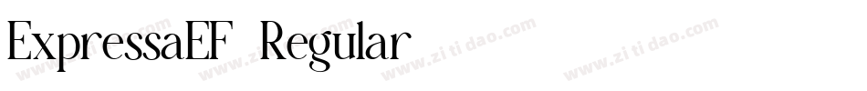 ExpressaEF-Regular字体转换