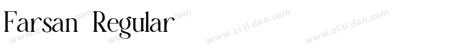 Farsan-Regular字体转换