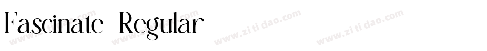 Fascinate-Regular字体转换
