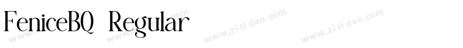 FeniceBQ-Regular字体转换