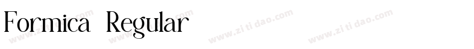 Formica-Regular字体转换