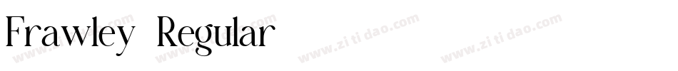 Frawley-Regular字体转换