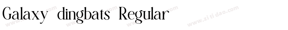 Galaxy_dingbats-Regular字体转换