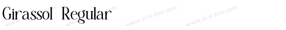 Girassol-Regular字体转换