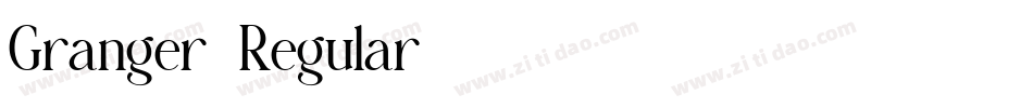 Granger-Regular字体转换