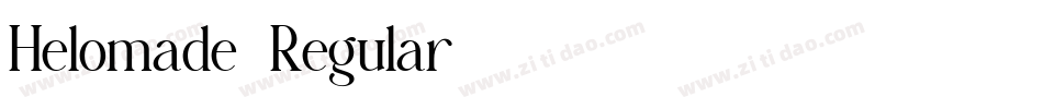 Helomade-Regular字体转换