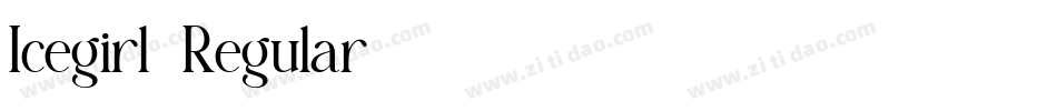 Icegirl-Regular字体转换