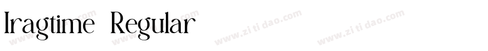Iragtime-Regular字体转换