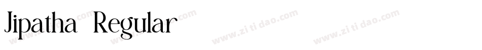 Jipatha-Regular字体转换