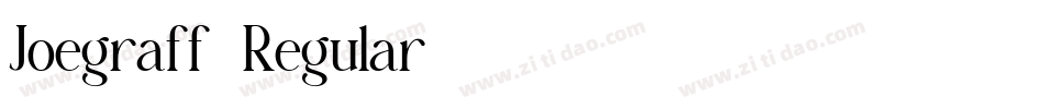 Joegraff-Regular字体转换