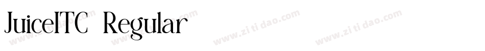 JuiceITC-Regular字体转换