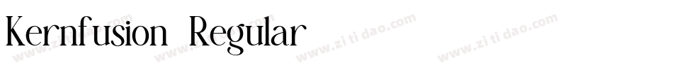 Kernfusion-Regular字体转换 Kernfusion-Regular字体转换