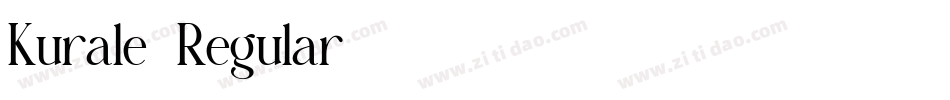 Kurale-Regular字体转换
